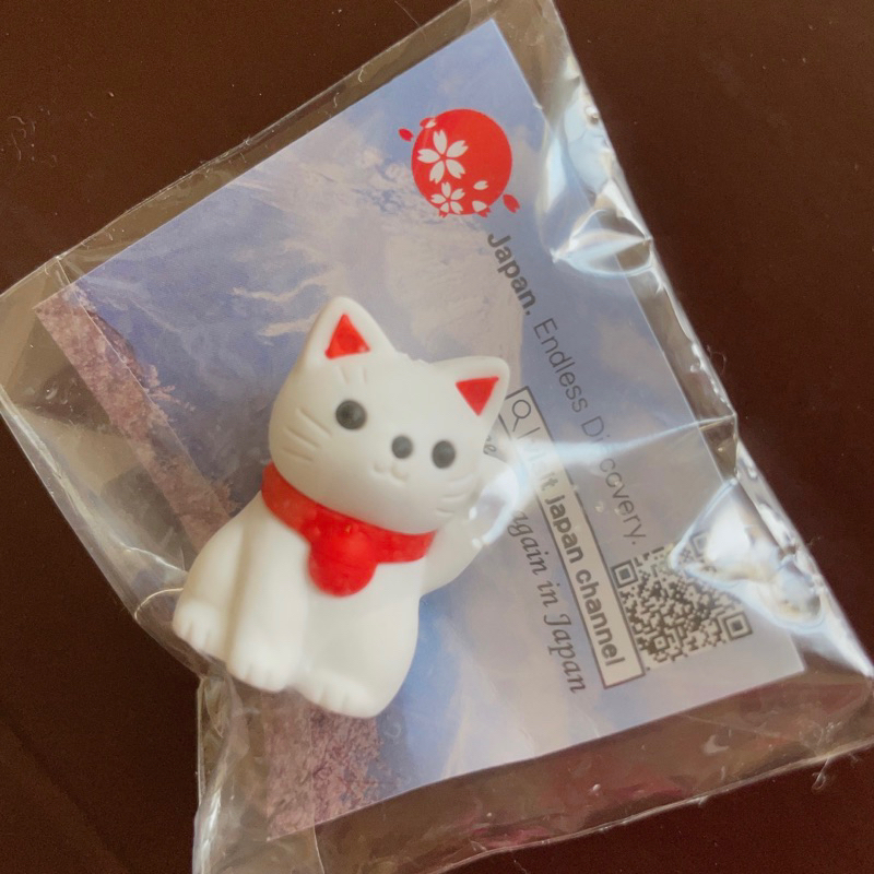 ［日本🇯🇵帶回］ IWAKO 岩澤 造型 招財貓 好運 貓咪 橡皮擦 擦布 筆套 單個