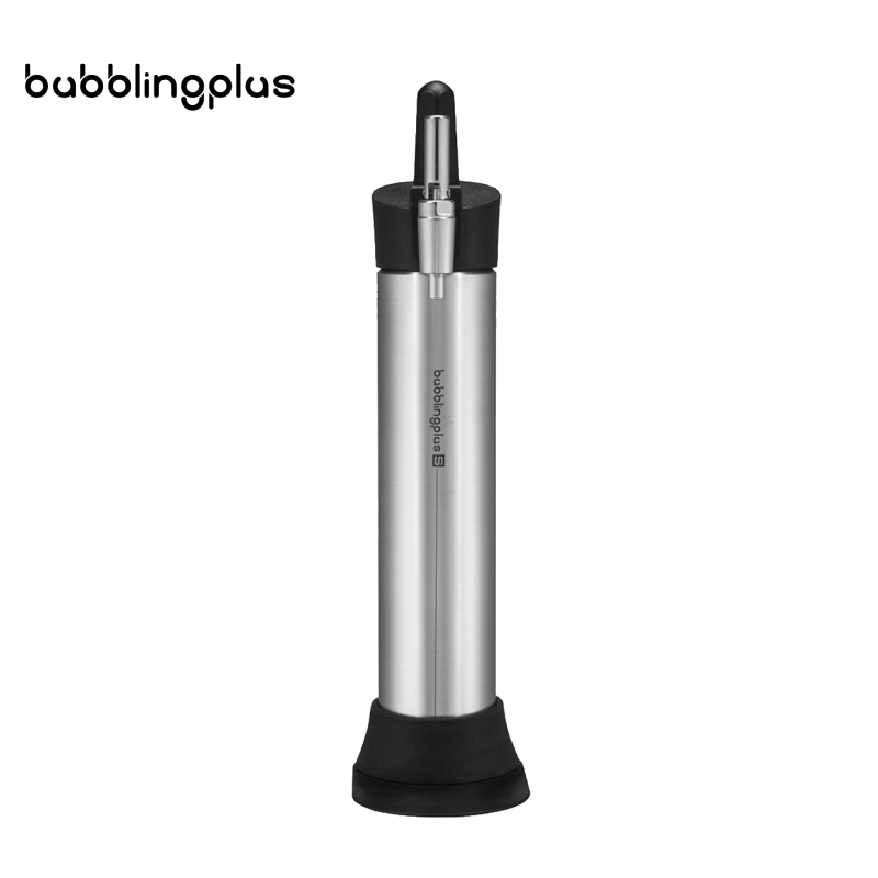 【免運-台灣現貨】【Bubblingplus】氮氣驚奇瓶 1L-銀色【贈氣彈補充包2盒】氮氣咖啡 氣泡水 氣泡機 分子飲