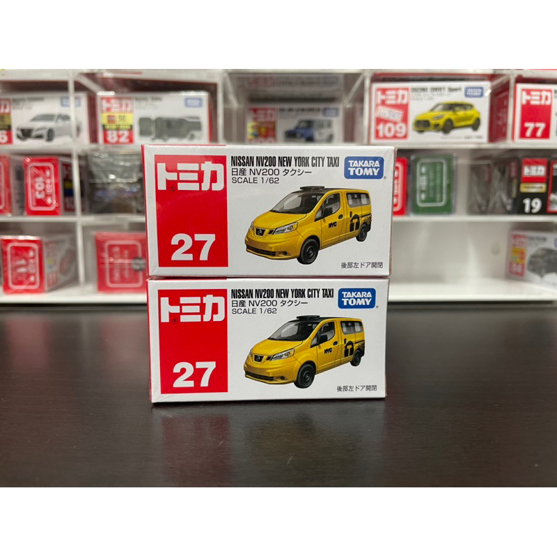 TOMY TOMICA 多美小汽車 NO.27 NISSAN NV200 NEW YORK 日產 紐約計程車 絕版