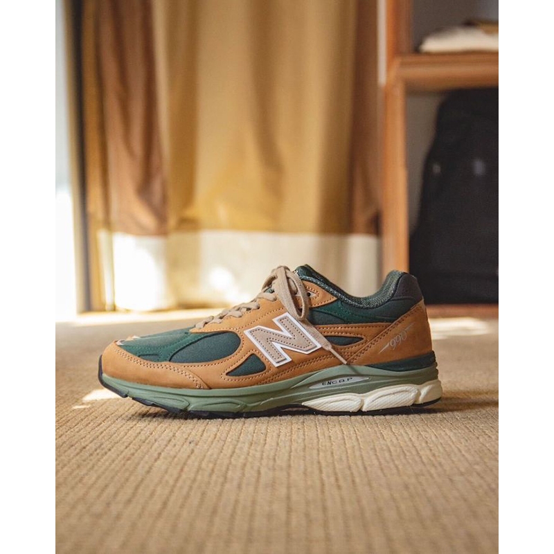 New Balance 990 NB 綠 土黃 麂皮 美製 休閒 老爹 M990WG3 男鞋