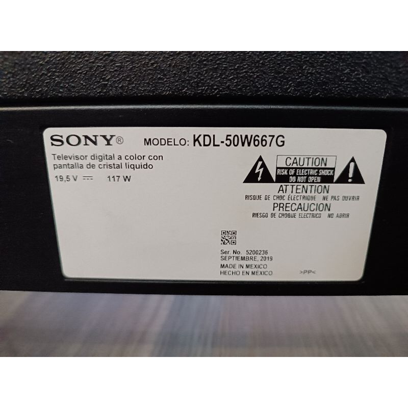 中古二手液晶電視Sony KDL-50W667G腳架1組