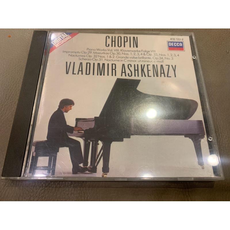 企鵝三星/Chopin蕭邦鋼琴名曲集 Ashkenazy阿胥肯納吉/鋼琴 舊版1982年西德全銀圈版無ifpi