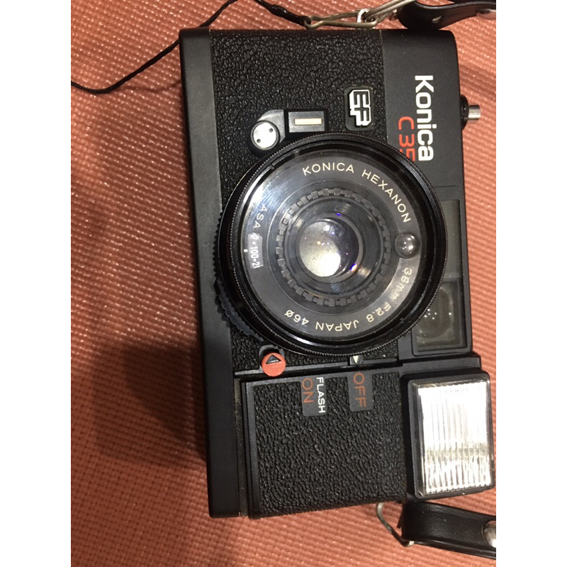 KONICA C35 EF底片相機閃光燈異常無法使用其他功能都正常