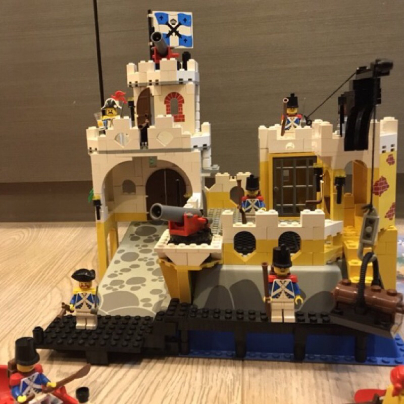 LEGO樂高經典絕版南海海盜系列6276 Eldorado Fortress官兵黃金堡壘二手美品