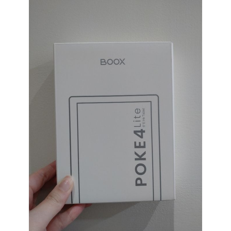 文石Onyx BOOX Poke4 Lite(Poke4s) 6吋 電子書閱讀器-輕羽白（含灰色保護殼）