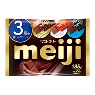 日本零食 meiji 明治三色綜合巧克力(135g)【食光機】