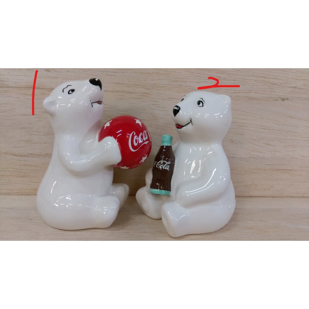 【可口可樂Coca Cola】2005年  北極熊 #胡椒鹽罐