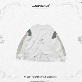 [GOOPiMADE] VI-G05T “Silent Fern” L/S Graphic Tee