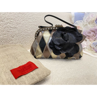 歐美二手精品Valentino 蜥蜴皮拼接晚宴包