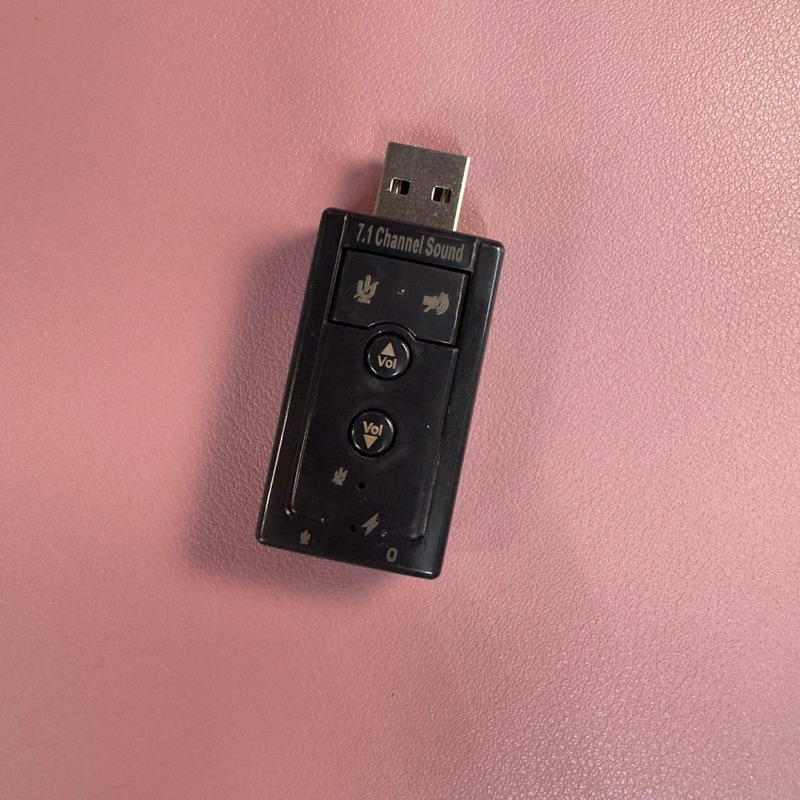 台灣現貨 Chien_ 7.1聲道 USB音效卡 外接音效卡 電腦音效卡 筆電音效卡 聲卡 麥克風音效卡 隨插即用免驅動