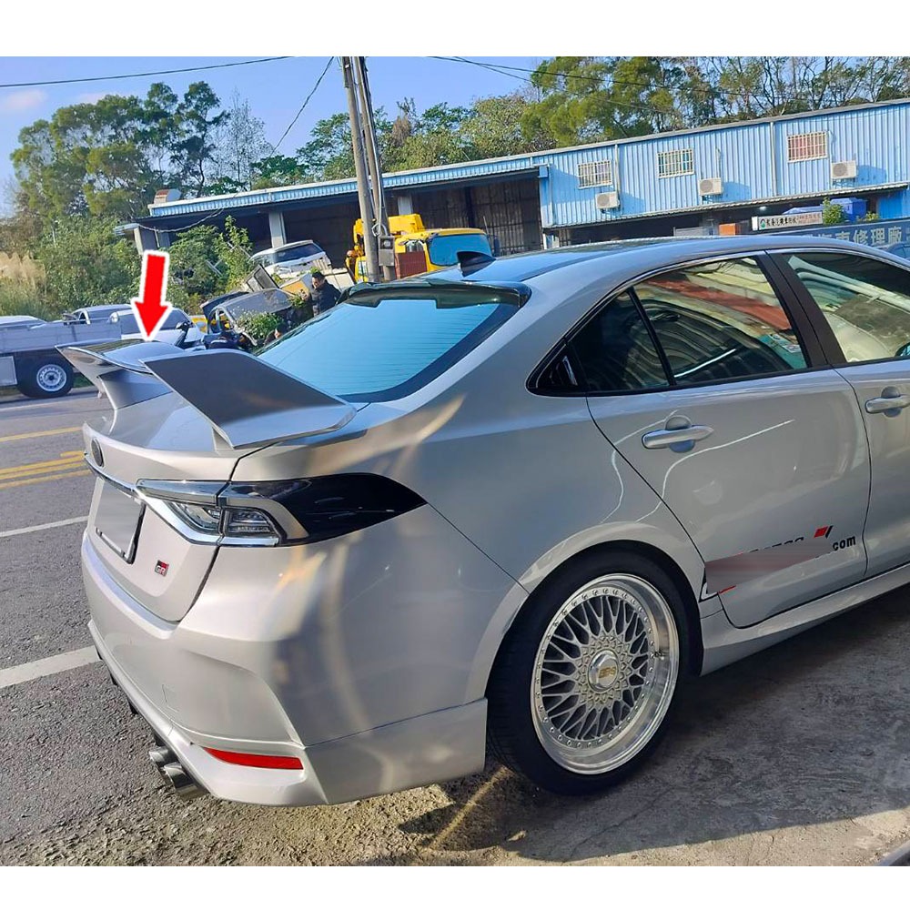 豐田 TOYOTA Altis Corolla 12代 FK8款 改裝配件 後擾流 尾翼 ABS 烤漆 素材 2023