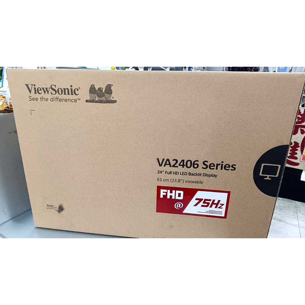 【專業維修】ViewSonic優派 24型 VA2406-H Full HD 螢幕-只有一台~便宜出售-中壢可自取