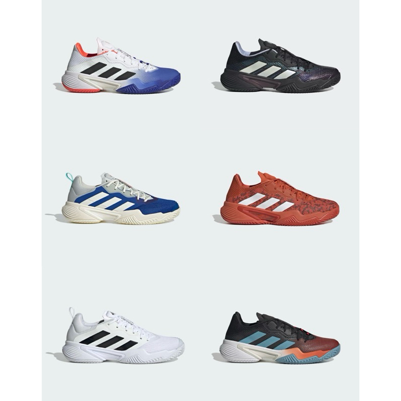 (台中可面交) Adidas 愛迪達 Barricade M 硬地 紅土 網球鞋 Thiem代言款 國外特別色 少量尺碼
