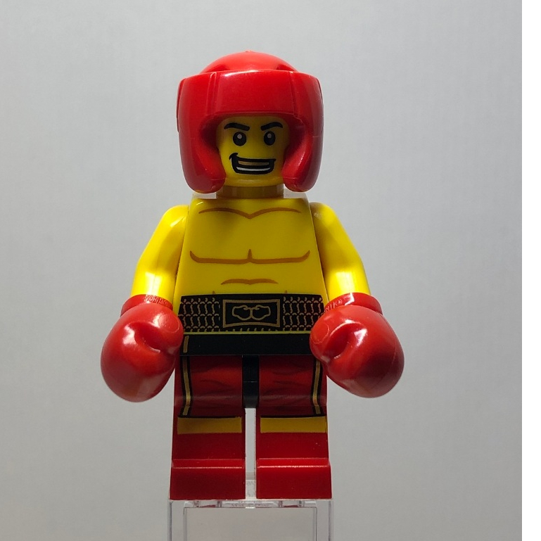 二手樂高人偶 LEGO col077 5代人偶包 拳擊手 (8805)