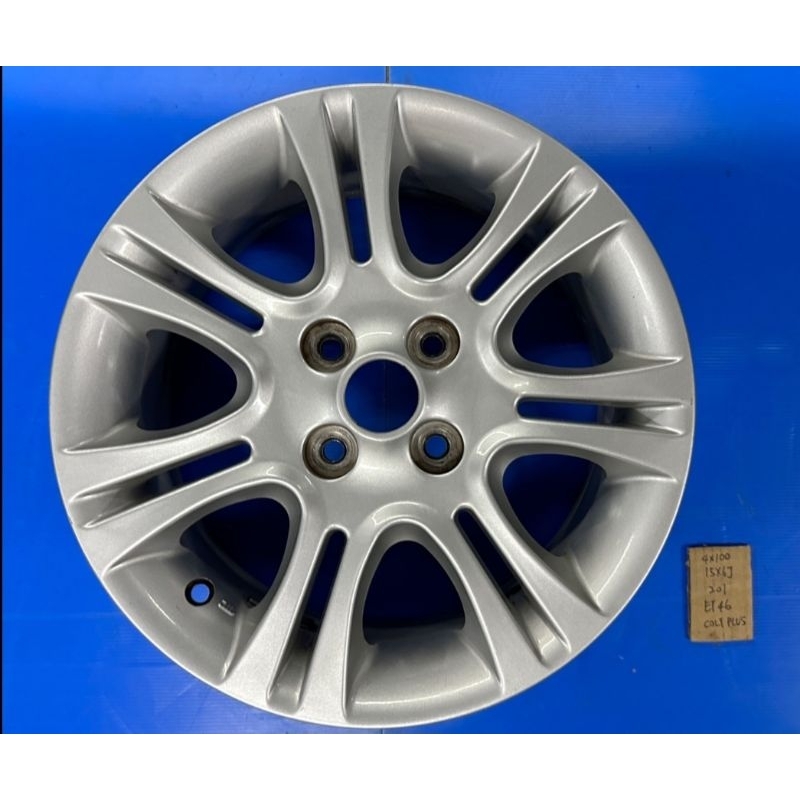 三菱 COLT PIUS 原廠15吋鋁圈（泰和輪胎）