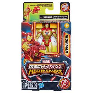 ☆勳寶玩具舖【現貨】漫威 MARVEL 復仇者聯盟 4吋 恐龍機甲系列 MECH STRIKE 鋼鐵人 IRON MAN