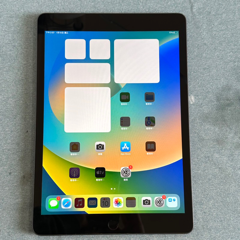 iPad 9 64G WiFi版 灰 無傷 保固內 功能正常 二手 平板 10.2吋 ipad9 A2602 9代 台中