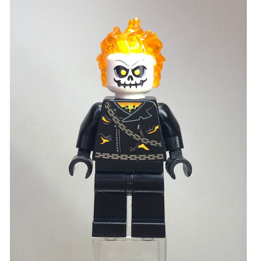 二手樂高人偶 LEGO sh267 蜘蛛人 Ghost Rider 惡靈騎士 (76058)