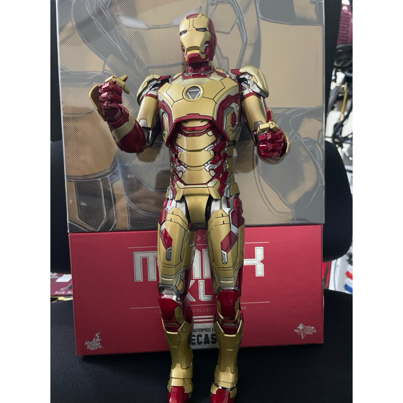 HOT TOYS MMS197鋼鐵人3 MK42 合金材質 完整盒裝只缺底座