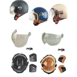 華泰ninja 808飛行帽系列 原廠專用/鏡片/內襯/下巴海綿#808半罩式安全帽