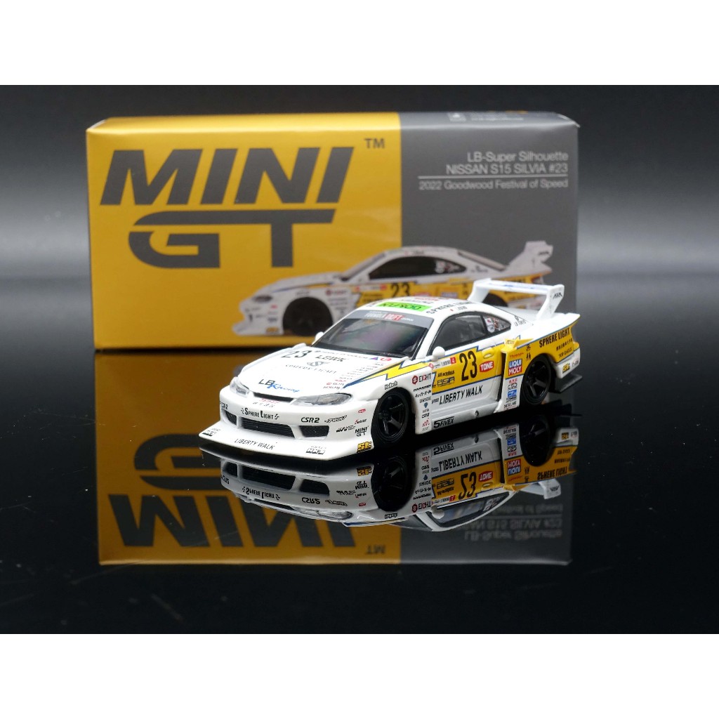 【MASH】現貨特價 Mini GT 1/64 Nissan S15 SILVIA #23 2022 #618 右駕