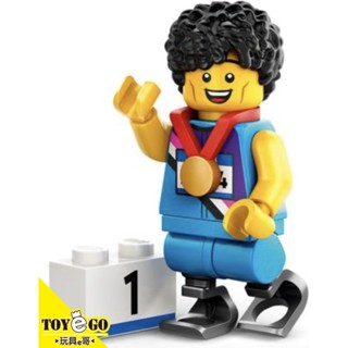 樂高LEGO Minifigures 第25彈 人偶組 人偶包 4號 短跑運動員 拆盒檢查全新售 玩具e哥 71045