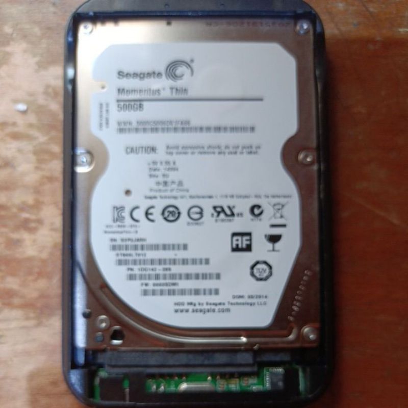 良品 seagate 500gb 2.5吋 500g 含外接盒