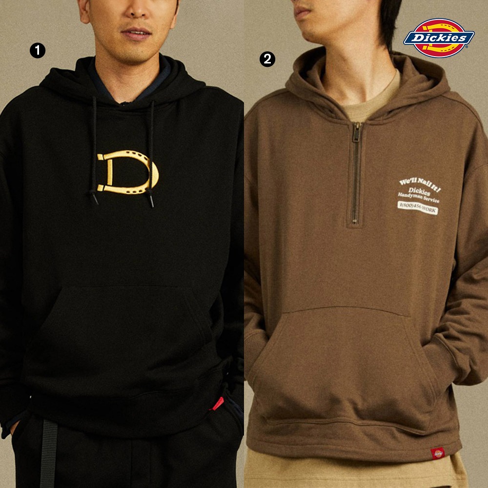 Dickies男款LOGO/刺繡/抓絨/印花連帽大學T(多款任選)