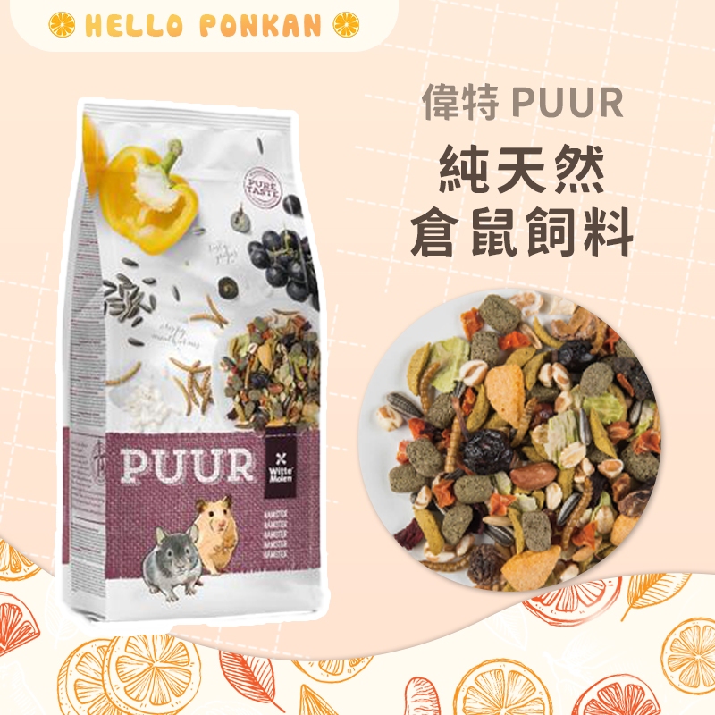 柑仔牧場探險🍊｜PUUR 偉特 純天然倉鼠飼料 倉鼠飼料 全鼠類主食 鼠飼料 鼠主食 倉鼠糧 黃金鼠飼料 倉鼠主糧