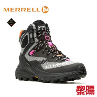 MERRELL 美國 ROGUE HIKER MID GORE-TEX 女 頂級防水中筒登山鞋 黑 33ML037934