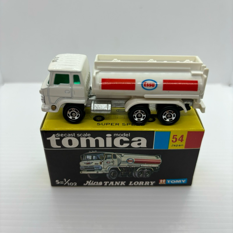 Tomica 54 日製 日本製 日野 Hino  tank lorry 油罐車 黑盒 esso