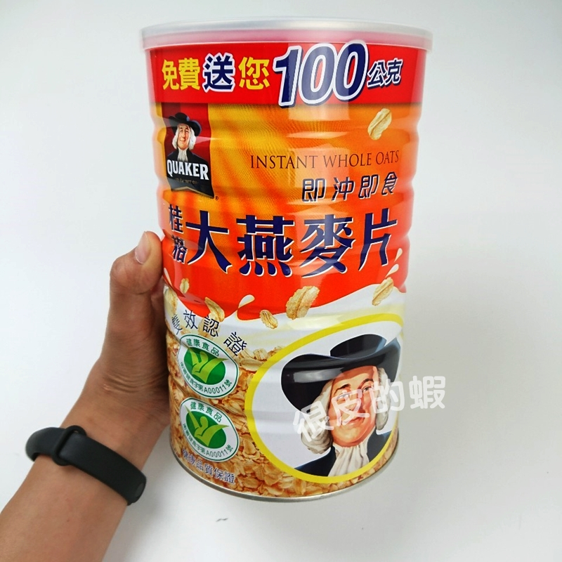桂格 即沖即食大燕麥片 700g+100g/罐 (衛署健食字第A00011號)