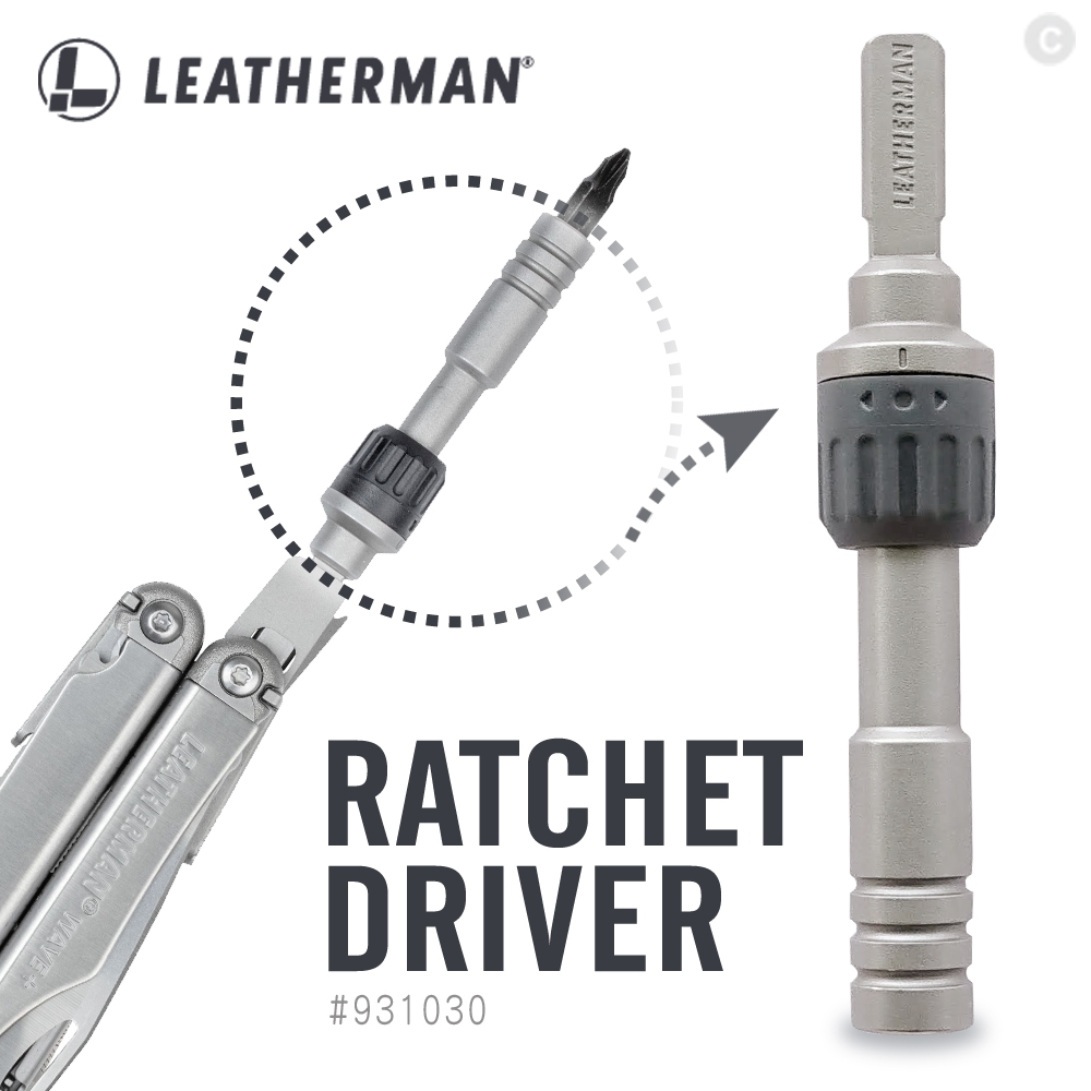 【LED Lifeway】LeatherMan (公司貨) 棘輪驅動器/延長工具/BIT KIT工具組 #931014