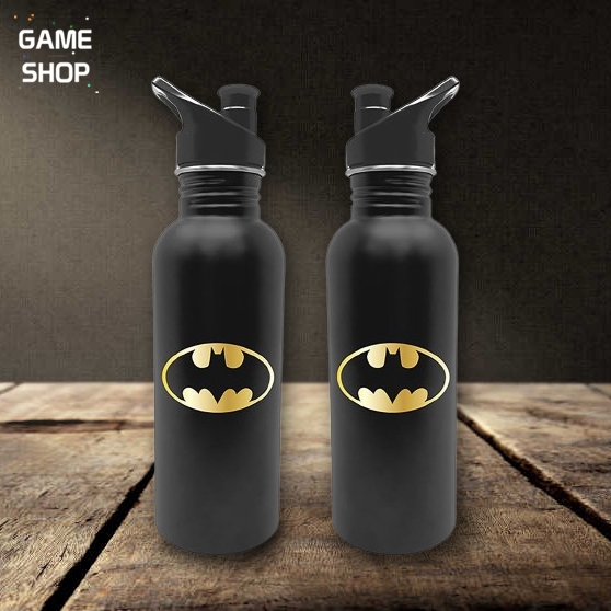 現貨 DC蝙蝠俠 經典款保溫杯 黑色經典金屬水壺 隨行杯 蝙蝠俠 蝙蝠LOGO - 700ml