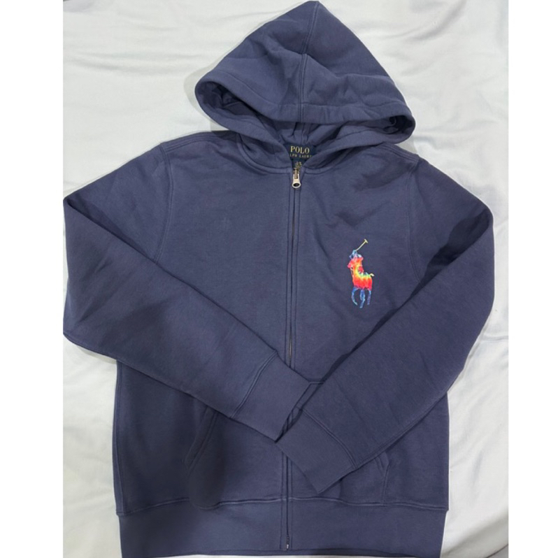 全新正品現貨RL POLO Ralph Lauren 深藍大馬連帽外套