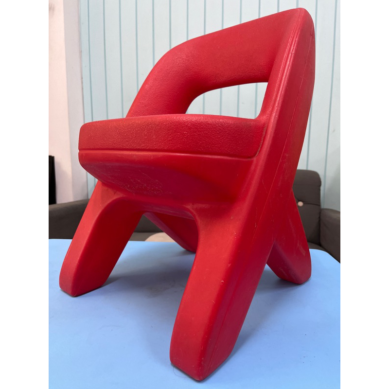 二手 美國 Step2 椅子 紅色 室外椅 遊戲椅