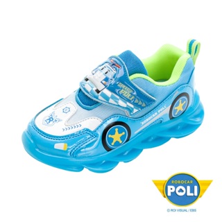 波力 童鞋 電燈運動鞋 POLI 藍/POKX34166/K Shoes Plaza