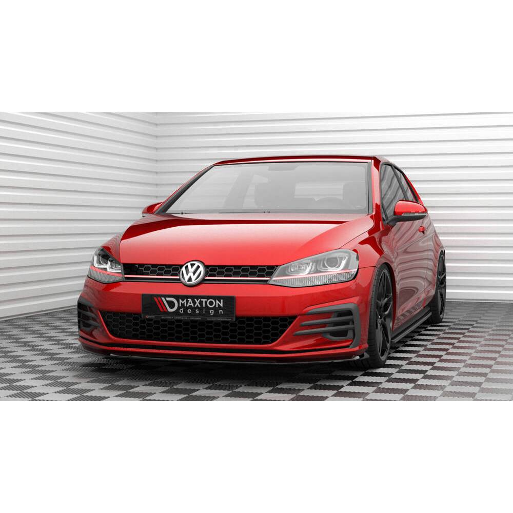 波蘭 Maxton Design VW Golf GTI R LINE 7代 七代 Golf7 小改 前下 側群 定風翼