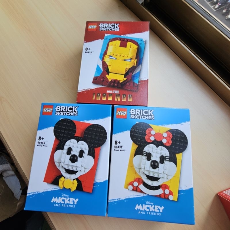 樂高 LEGO 米奇 米妮 鋼鐵人 擺飾 40456 40457 40535 附提袋