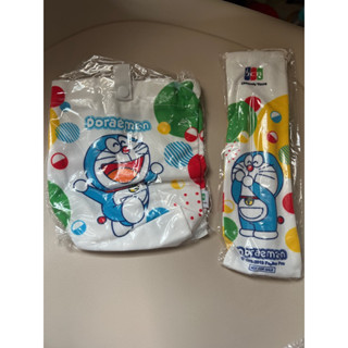 限定版哆啦A夢環保飲料提袋 不鏽鋼吸管組