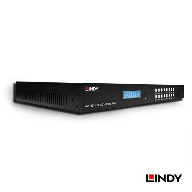 LINDY 林帝 38248 8X8 18G HDMI 2.0 矩陣切換器 帶音源分離 切換器 轉換器 分配器
