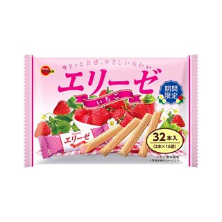 大賀屋 日本製 北日本 草莓愛麗絲威化餅乾棒 愛麗絲威化餅 草莓威化餅 草莓威化餅 威化餅 草莓餅乾 T00130313