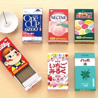 現貨！東京直送 ✈️ 日本製 線香 日本線香 昭和 復古包裝 柚子 薄荷 水蜜桃 不二家牛奶妹 日本雜貨 香氛 禮物