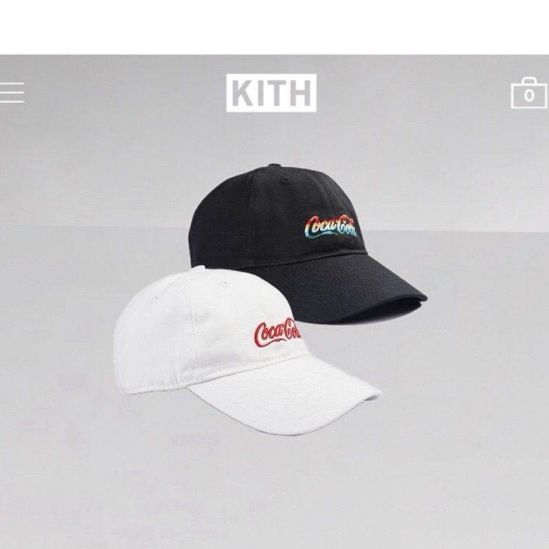 🇺🇸正品Kith X CocaCola Classic Box滑板帽 彩色字母 棒球帽 聯名 可口可樂 帽子 潮流