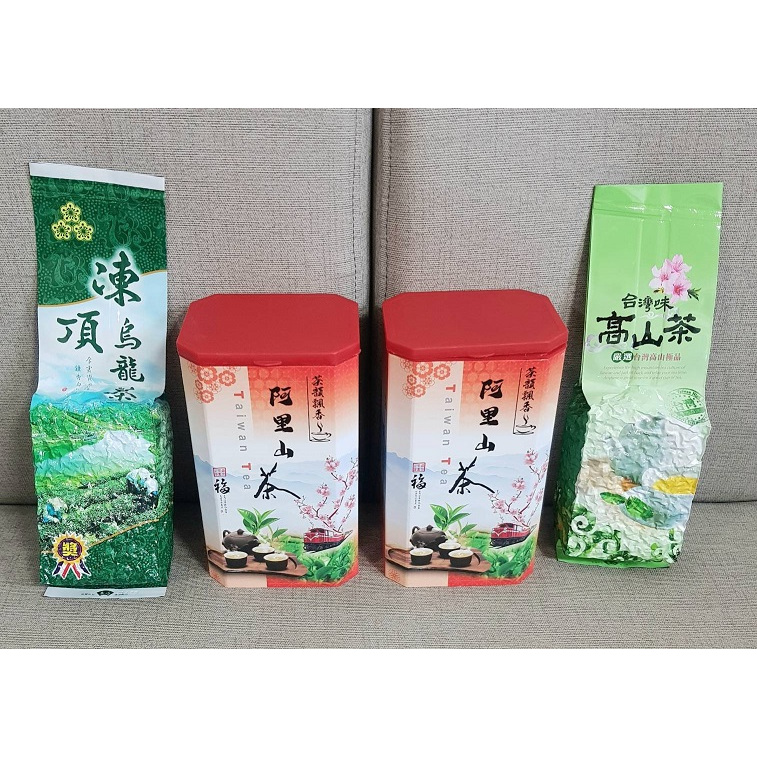 台灣茶 - 高山茶300g/ 凍頂烏龍茶300g (附茶葉罐)  台灣極品高山茶 便宜賣~買到賺到~
