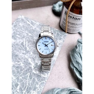 CITIZEN 星辰錶 光動能 Eco-Drive 簡約女錶 EW2318-73L 公司貨 防水錶