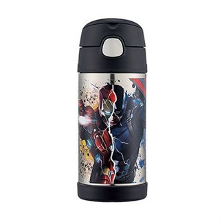 THERMOS 膳魔師 輕量 冰雪奇緣兒童吸管水壺 長髮公主/閃電麥坤/海底總動員/美國隊長 兒童保溫瓶 輕量