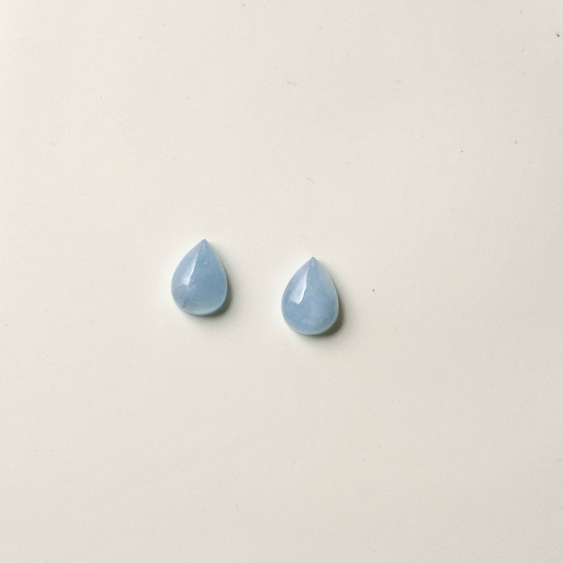 【Aurore】海藍寶 蛋面 水滴 裸石