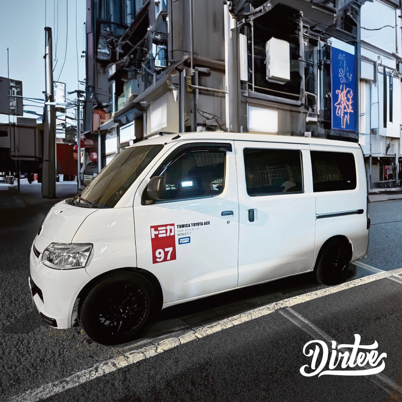TOYOTA Town Ace VAN 門邊側貼 車貼 townace TOMICA Delica 得利卡 CARRY