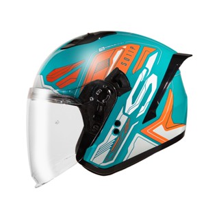 【SOL Helmets】SO-11P開放式安全帽 (超導體 綠/橘灰) ｜ SOL安全帽官方商城